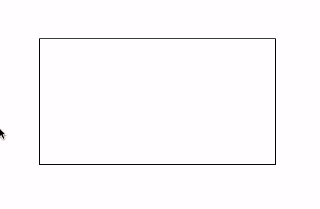 Show image Gif representing showing image after hover