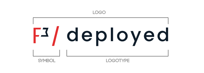 Logo of Deployed with section: symbol and logotype Logo of Deployed